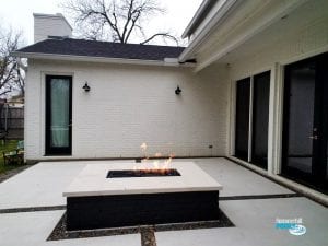 modern fire pit