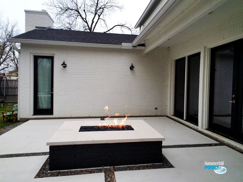 modern fire pit