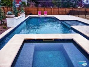 modern pool