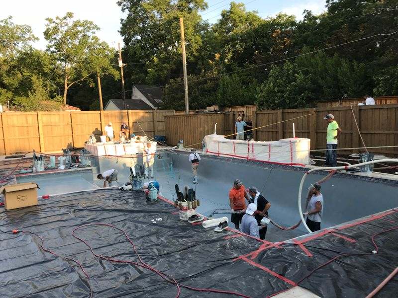 pool construction