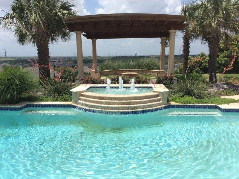Before renovation of a traditional pool