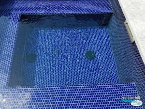 pool tile in a pool