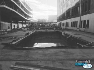 construction of commercial pool