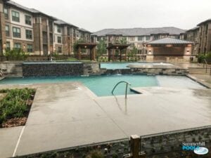 apartment complex pool