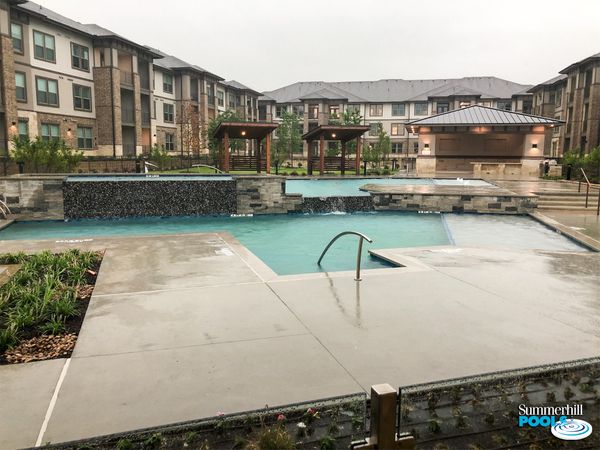 apartment complex pool
