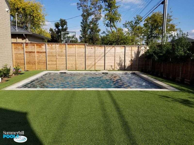simple rectangle pool