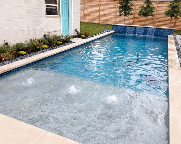 new rectangular pool